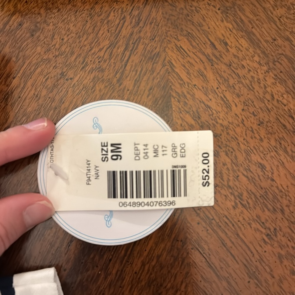 Edgehill Collection Button-On (Bobby) suit. Navy blue and white. New with tags - Picture 4 of 8